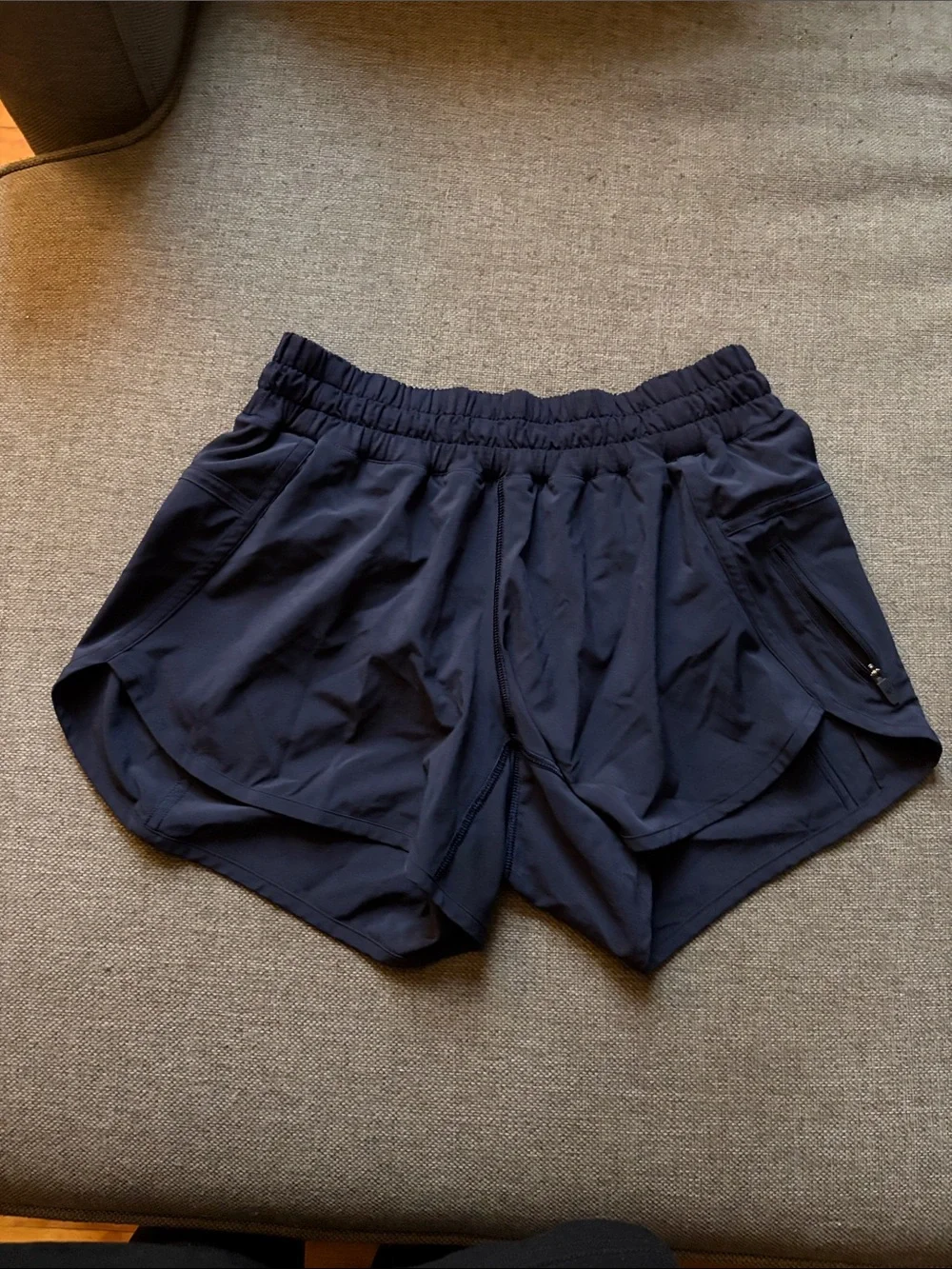 lululemon athletica Dark Navy Athletic Running Shorts